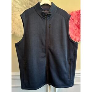 Vineyard Vines Navy Mountain Fleece Vest Size XT